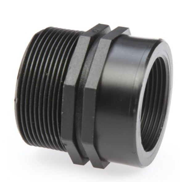 PP 1 ¼" x 1" Reduktion, lang AG/IG
